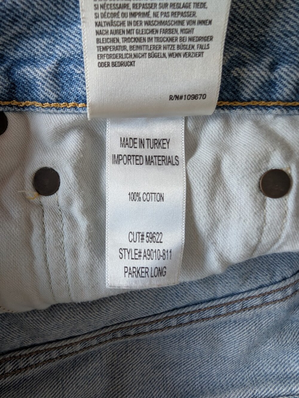 Agolde Parker Long Shorts - Picture 7 of 11